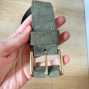 Polo by Ralph Lauren Green Suede Men's Bag